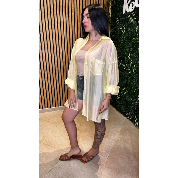Long shirt gialla