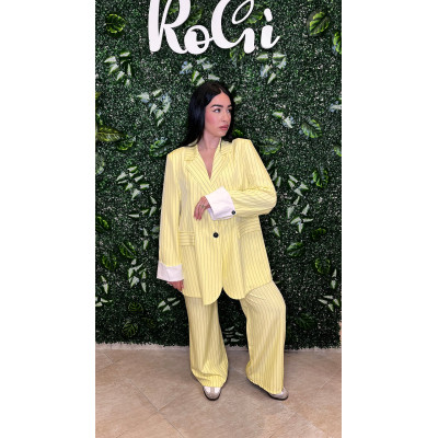 Tailleur Gessato  – Giallo...